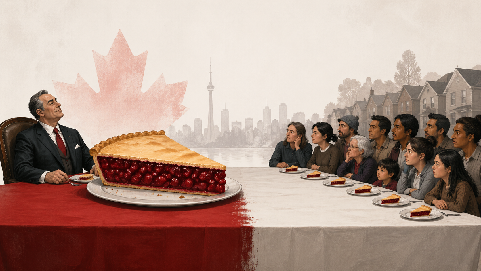 l’écart entre les riches et les pauvres s’élargie au canada
